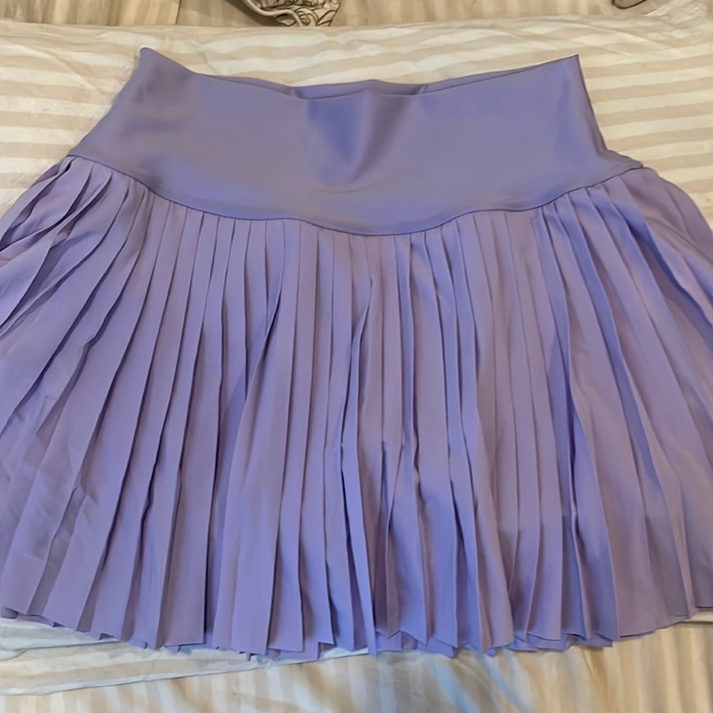 Alo lavender tennis skirt